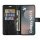 Handy Tasche für Samsung Galaxy S25 FE Hülle Handyhülle Klapphülle Wallet Case in Schwarz