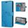 Handy Tasche für Samsung Galaxy S25 FE Hülle Handyhülle Klapphülle Wallet Case in Blau