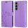 Handy Tasche für Samsung Galaxy S25 FE Hülle Handyhülle Klapphülle Wallet Case in Lila