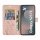 Handy Tasche für Samsung Galaxy S25 FE Hülle Handyhülle Klapphülle Wallet Case in Rosegold