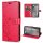 Handy Tasche für Samsung Galaxy S25 FE Hülle Handyhülle Klapphülle Wallet Case in Rot