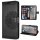 Handy Tasche für Samsung Galaxy S25 FE Hülle Handyhülle Klapphülle Wallet Case in Schwarz