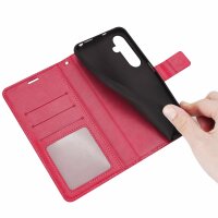 Handy Tasche für Samsung Galaxy S25 FE Hülle Handyhülle Klapphülle Wallet Case in Rot
