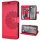 Handy Tasche für Samsung Galaxy S25 FE Hülle Handyhülle Klapphülle Wallet Case in Rot