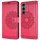 Handy Tasche für Samsung Galaxy S25 FE Hülle Handyhülle Klapphülle Wallet Case in Rot