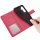 Handy Tasche für Samsung Galaxy S25 FE Hülle Handyhülle Klapphülle Wallet Case in Rot