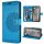Handy Tasche für Samsung Galaxy S25 FE Hülle Handyhülle Klapphülle Wallet Case in Blau