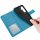 Handy Tasche für Samsung Galaxy S25 FE Hülle Handyhülle Klapphülle Wallet Case in Blau