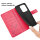 Hülle für Xiaomi Redmi 15C Handy Tasche Handyhülle Wallet Case Flip Cover Rot