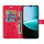 Hülle für Xiaomi Redmi 15C Handy Tasche Handyhülle Wallet Case Flip Cover Rot