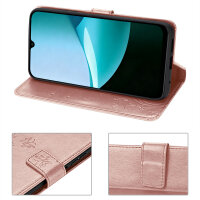 Hülle für Xiaomi Redmi 15C Handy Tasche Handyhülle Wallet Case Flip Cover Rosegold