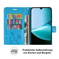 Hülle für Xiaomi Redmi 15C Handy Tasche Handyhülle Wallet Case Flip Cover Blau