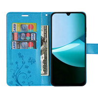 Hülle für Xiaomi Redmi 15C Handy Tasche Handyhülle Wallet Case Flip Cover Blau