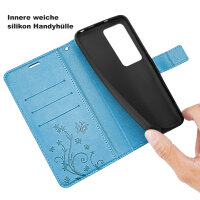 Hülle für Xiaomi Redmi 15 4G / 5G Handy Tasche Handyhülle Wallet Case Flip Cover Blau