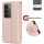 Hülle für Xiaomi Redmi 15 4G / 5G Handy Tasche Handyhülle Wallet Case Flip Cover Rosegold