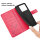 Hülle für ZTE Blade A56 Handy Tasche Handyhülle Hülle Schutzhülle Klapphülle in Rot