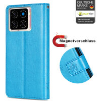 Hülle für ZTE Blade A56 Handy Tasche Handyhülle Hülle Schutzhülle Klapphülle in Blau