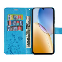 Hülle für ZTE Blade A56 Handy Tasche Handyhülle Hülle Schutzhülle Klapphülle in Blau