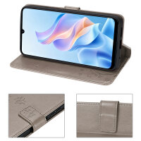 Hülle für ZTE Blade A76 5G Handy Tasche Handyhülle Hülle Schutzhülle Klapphülle in Grau