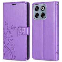 Hülle für ZTE Blade V70 Handy Tasche Handyhülle Hülle Schutzhülle Klapphülle in Lila