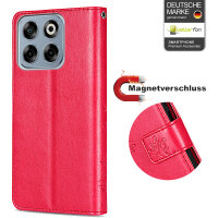 Hülle für ZTE Blade V70 Handy Tasche Handyhülle Hülle Schutzhülle Klapphülle in Rot