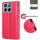 Hülle für ZTE Blade V70 Handy Tasche Handyhülle Hülle Schutzhülle Klapphülle in Rot