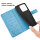 Hülle für ZTE Blade V70 Handy Tasche Handyhülle Hülle Schutzhülle Klapphülle in Blau
