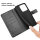 Hülle für ZTE Blade V70 Handy Tasche Handyhülle Hülle Schutzhülle Klapphülle in Schwarz