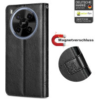 Hülle für ZTE Blade V70 Max Handy Tasche Handyhülle Hülle Schutzhülle Klapphülle in Schwarz