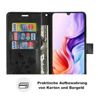 Hülle für ZTE Blade V70 Max Handy Tasche Handyhülle Hülle Schutzhülle Klapphülle in Schwarz