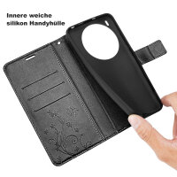 Hülle für ZTE Blade V70 Max Handy Tasche Handyhülle Hülle Schutzhülle Klapphülle in Schwarz