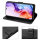 Hülle für ZTE Blade V70 Max Handy Tasche Handyhülle Hülle Schutzhülle Klapphülle in Schwarz