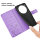 Hülle für ZTE Blade V70 Max Handy Tasche Handyhülle Hülle Schutzhülle Klapphülle in Lila