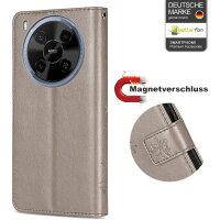Hülle für ZTE Blade V70 Max Handy Tasche Handyhülle Hülle Schutzhülle Klapphülle in Grau