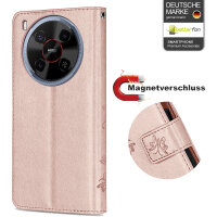 Hülle für ZTE Blade V70 Max Handy Tasche Handyhülle Hülle Schutzhülle Klapphülle in Rosegold