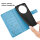 Hülle für ZTE Blade V70 Max Handy Tasche Handyhülle Hülle Schutzhülle Klapphülle in Blau