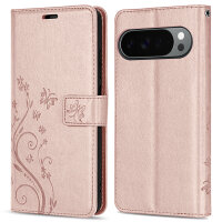 Hülle für Google Pixel 10 Pro XL Handy Tasche Handyhülle Schutzhülle Klapphülle Rosegold
