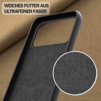 Hülle für Apple iPhone 17 Pro Max Handyhülle Back Cover Silikon Case Bumper in Schwarz