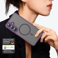Matte Case Magnetisches für Samsung Galaxy S25 FE Schutzhülle Kratzfest Passgenau in Lila