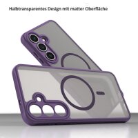 Matte Case Magnetisches für Samsung Galaxy S25 FE Schutzhülle Kratzfest Passgenau in Lila