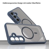 Matte Case Magnetisches für Samsung Galaxy S25 FE Schutzhülle Kratzfest Passgenau in Blau