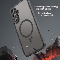 Matte Case Magnetisches für Samsung Galaxy A17 Schutzhülle Kratzfest Passgenau in Schwarz