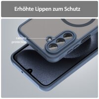 Matte Case Magnetisches für Samsung Galaxy A17 Schutzhülle Kratzfest Passgenau in Blau