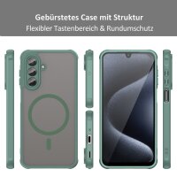 Matte Case Magnetisches für Samsung Galaxy A17 Schutzhülle Kratzfest Passgenau in Grün