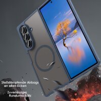Matte Case Magnetisches für Samsung Galaxy Z Fold 7 Schutzhülle Kratzfest Passgenau in Blau