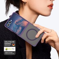 Matte Case Magnetisches für Samsung Galaxy Z Flip 7 Schutzhülle Kratzfest Passgenau in Lila