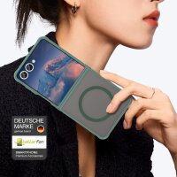 Matte Case Magnetisches für Samsung Galaxy Z Flip 7 Schutzhülle Kratzfest Passgenau in Grün