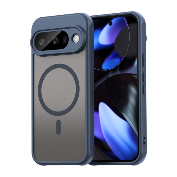 Matte Case Magnetisches für Google Pixel 10 Schutzhülle Kratzfest Passgenau in Blau