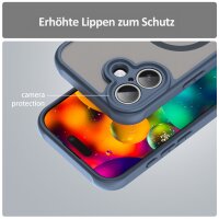 Matte Case Magnetisches für iPhone 17 Schutzhülle Kratzfest Passgenau in Blau