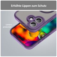 Matte Case Magnetisches für iPhone 17 Schutzhülle Kratzfest Passgenau in Lila